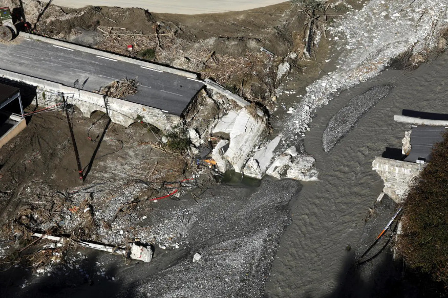 10 photos pour faire le point sur les dégâts de la tempête Alex dans la Roya et la Vésubie